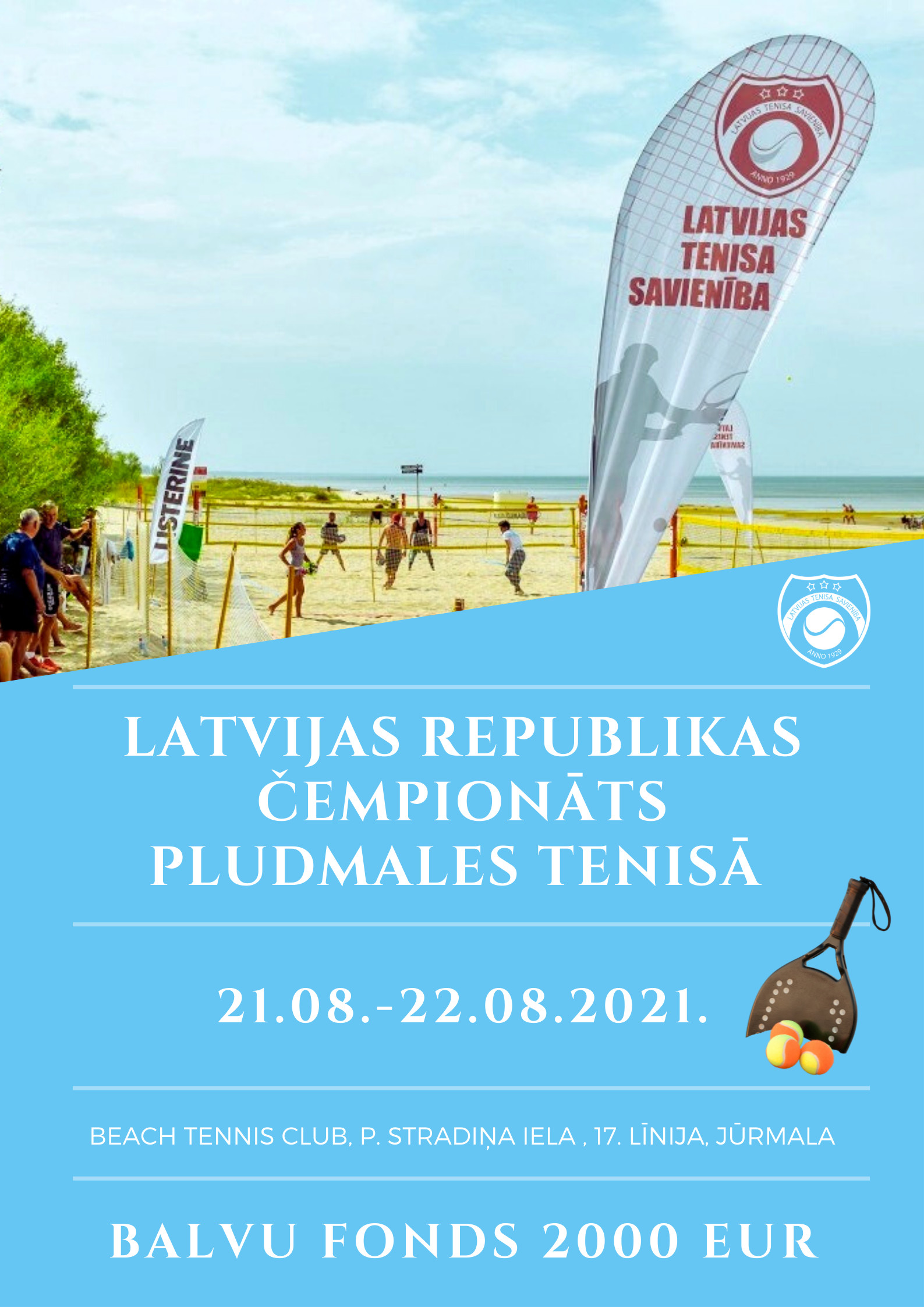 2021.gada Latvijas Republikas čempionāts pludmales tenisā