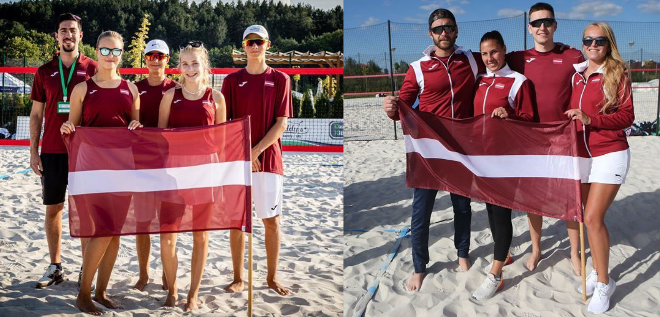 2021.gada Eiropas čempionāts pludmales tenisā noslēdzies priekš Latvijas izlasēm