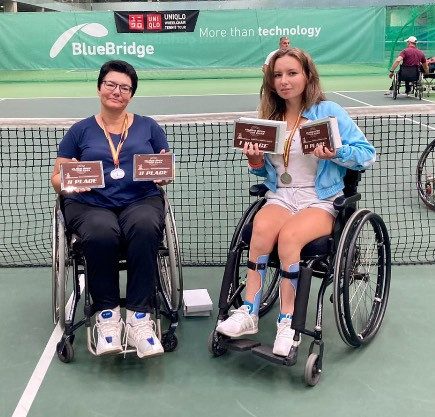 Latvijai trīs medaļas "ITF Futures wheelchair tennis Vilnius Open 2022"