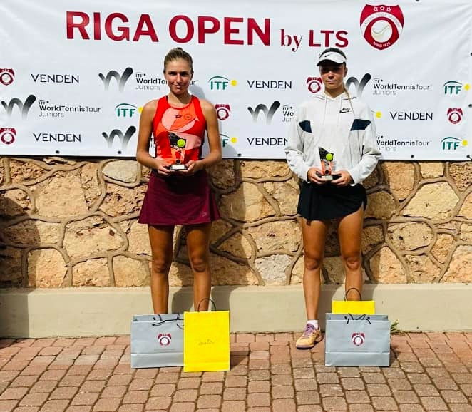 Ar Latvijas meiteņu triumfu noslēdzies Riga Open by LTS ITF turnīrs