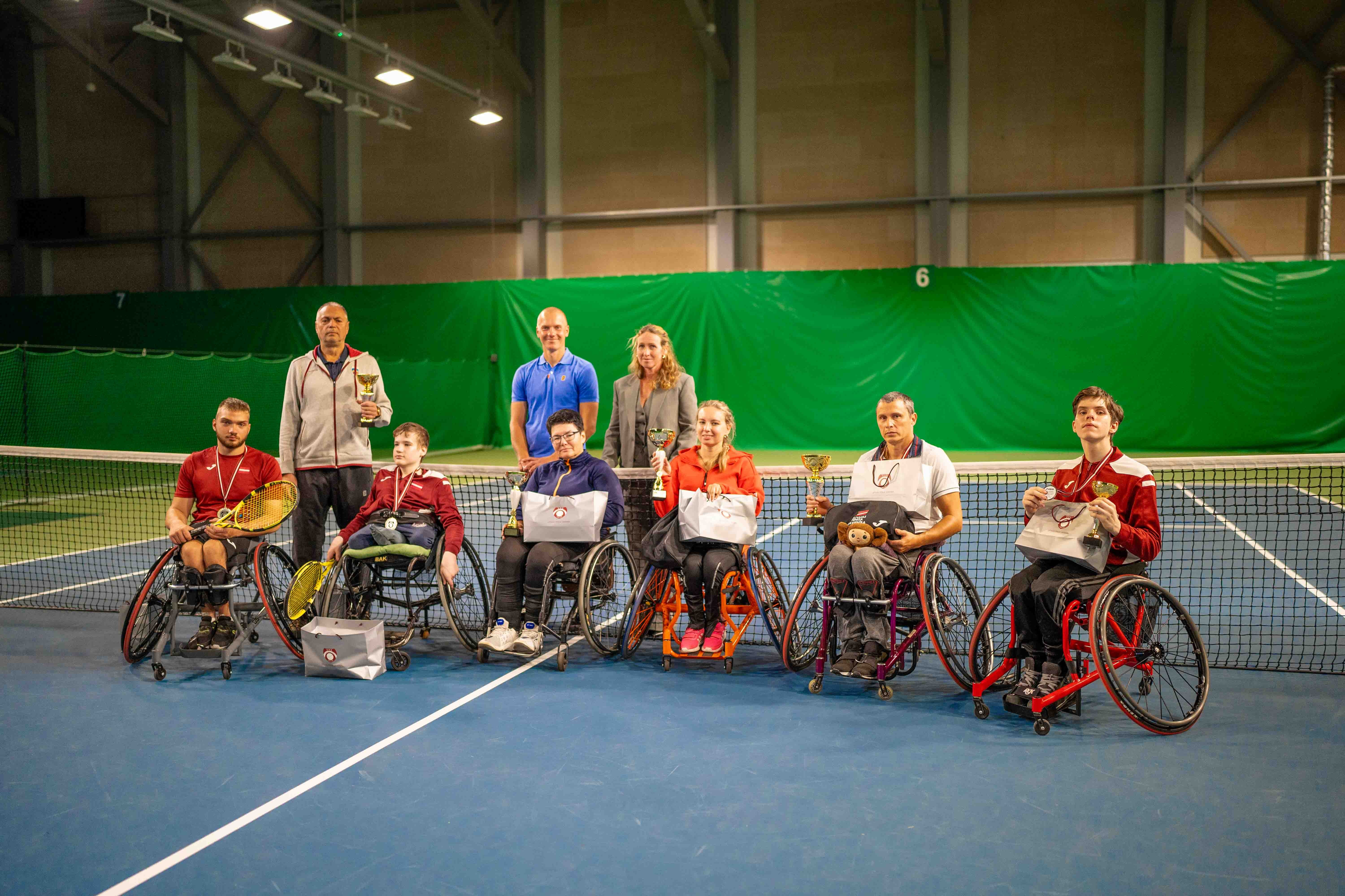 TC Lielupē noslēdzies Latvijas čempionāts ratiņtenisā