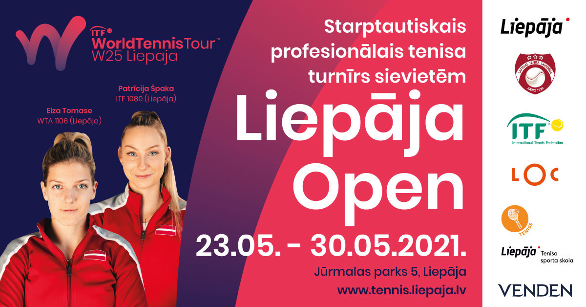 Starptautiskās ITF tenisa sacensības sievietēm Liepājā jau šonedēļ