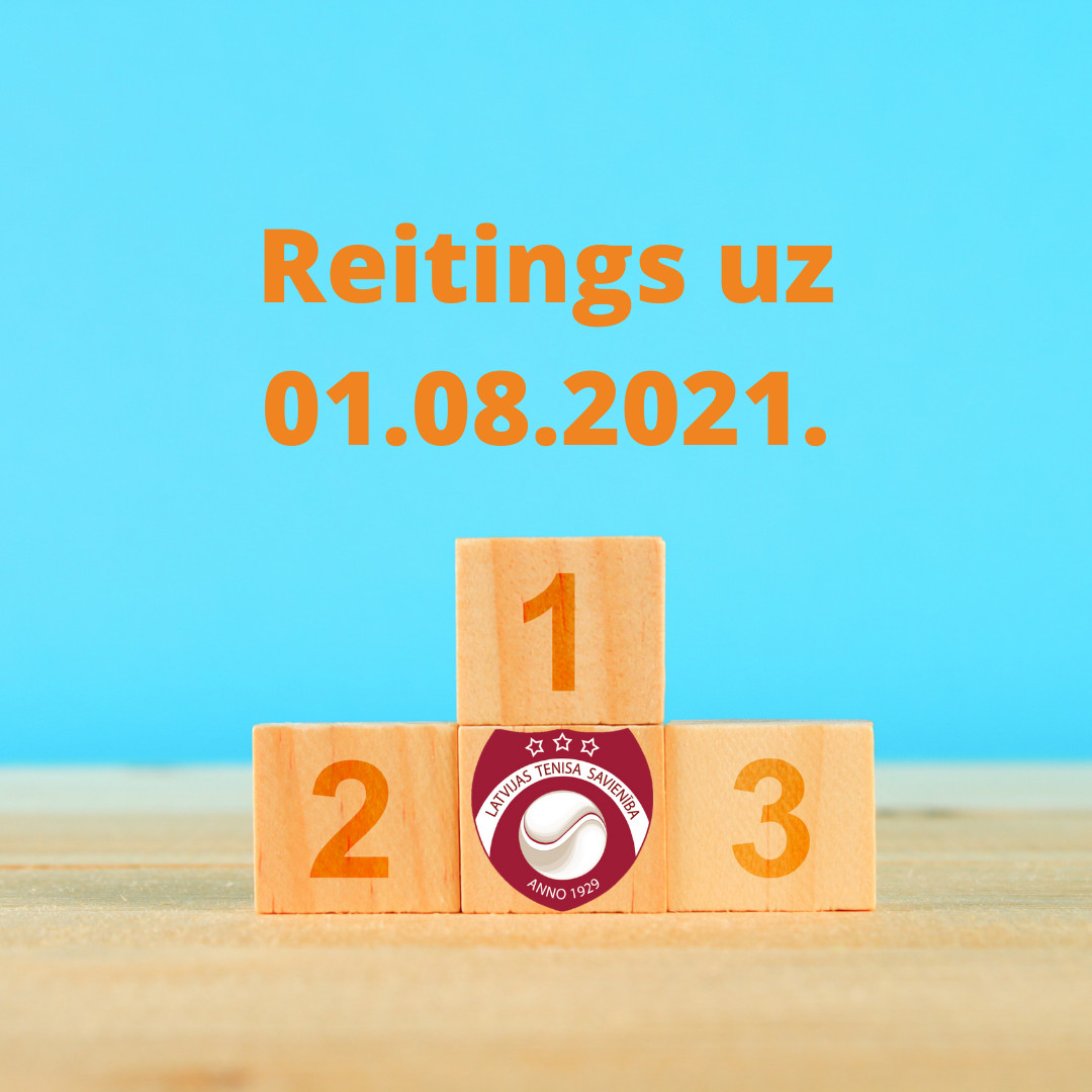 Reitingā uz 01.08.2021. tiek ņemti vērā pēdējo 18 mēnešu rezultāti